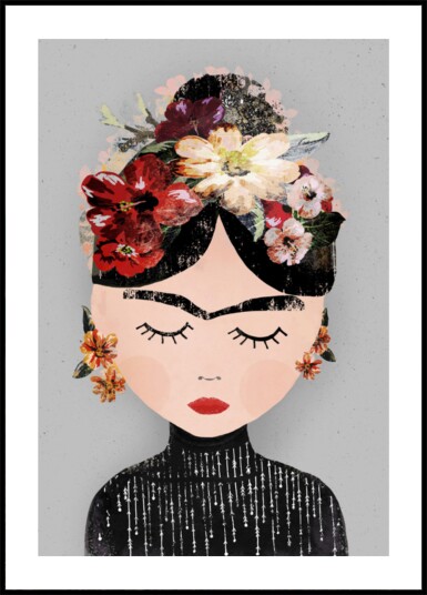 Floral Serenity Plakat / 50x70