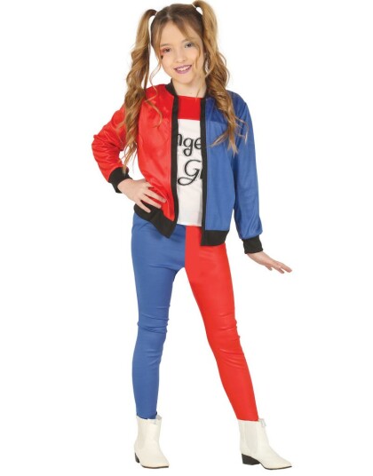 Dangerous Girl Harley Quinn Inspirert Kostyme til Barn Strl 10 12 ÅR
