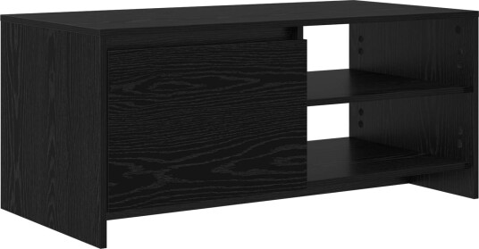 vidaXL Sofabord Svart eik 102 x 50 x 45 cm Konstruert tre