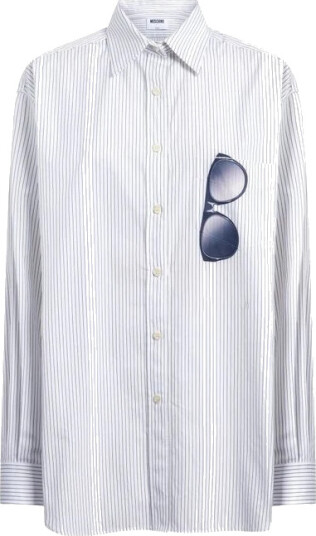 Moschino Dame Bluser & Skjorter Hvit XL, Moschino Dame Bluser & Skjorter Hvit XL,