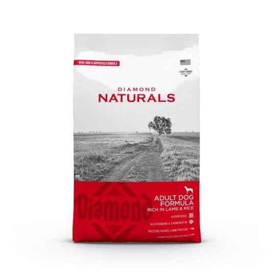 Diamond Naturals Adult Dog Lamb & Rice Tørrfôr Til Hund 15 kg