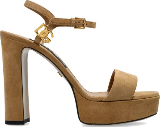 Dolce & Gabbana Dame Sko Beige 38 1/2 EU,