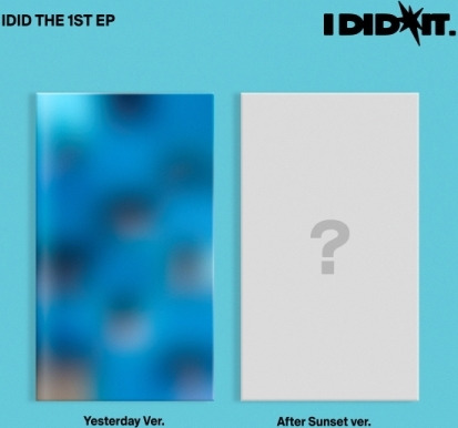 IDID I Did It Random Cover incl. 80pg Photobook, Dust Jacket, Interview Folded Poster + 2 Photocards CD