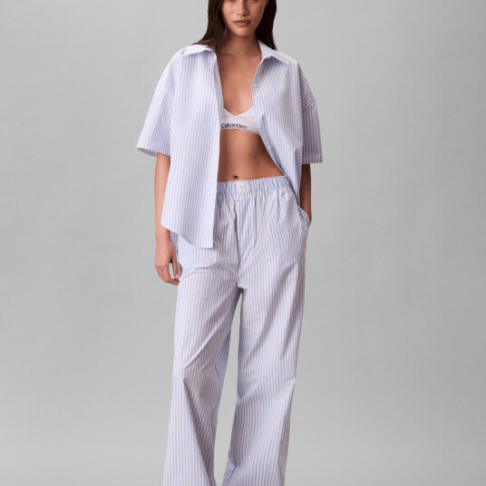 Calvin Klein Covered Wb Poplin Pant" Blue XL Calvin Klein Covered Wb Poplin Pant" Blue XL