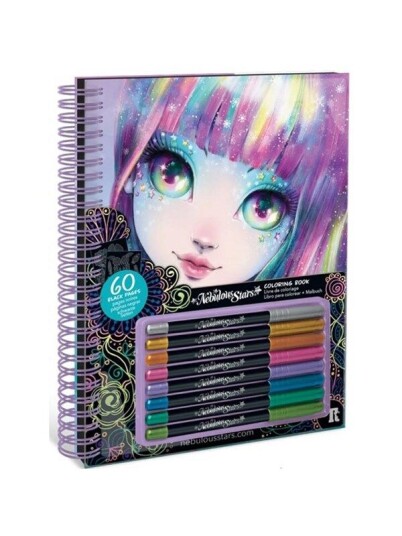 Nebulous Stars Nebulous Star Svart Pages Coloring Book - Isadora