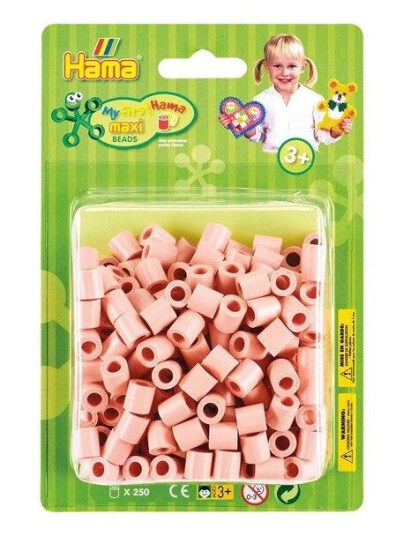 Hama Iron On Beads Maxi - Matt Rosa 250pcs.