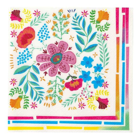 Talking Tables Servietter Boho Mix - 20-pakning Talking Tables Servietter Boho Mix - 20-pakning