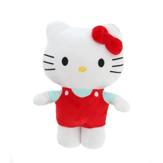 Hello Kitty 30cm Plysjbamse m/ rødt antrekk Hello Kitty 30cm Plysjbamse m/ rødt antrekk
