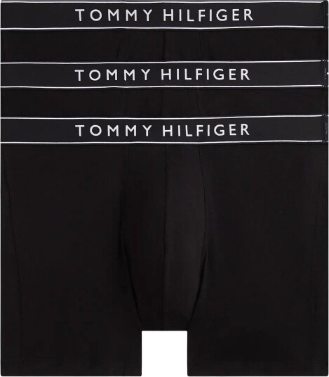 Tommy Hilfiger 3 Pack Cotton Boxer Brief Black XL