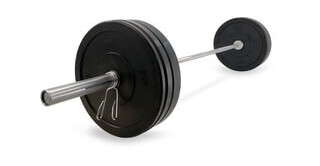 Bumper Vektstangsett 80 kg, JTC Power