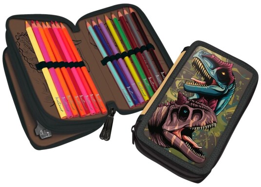 Kids Licensing Double Pencil Case Dino T-Rex 090308516
