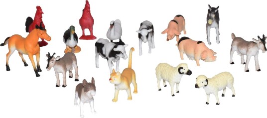 Wild Republic Bondegårdsdyr Lekefigurer 16 stk