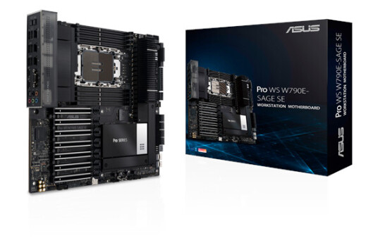 ASUS PRO WS W790E-SAGE SE Hovedkort med LGA 4677 og DDR5 RAM ASUS PRO WS W790E-SAGE SE Hovedkort med LGA 4677 og DDR5 RAM