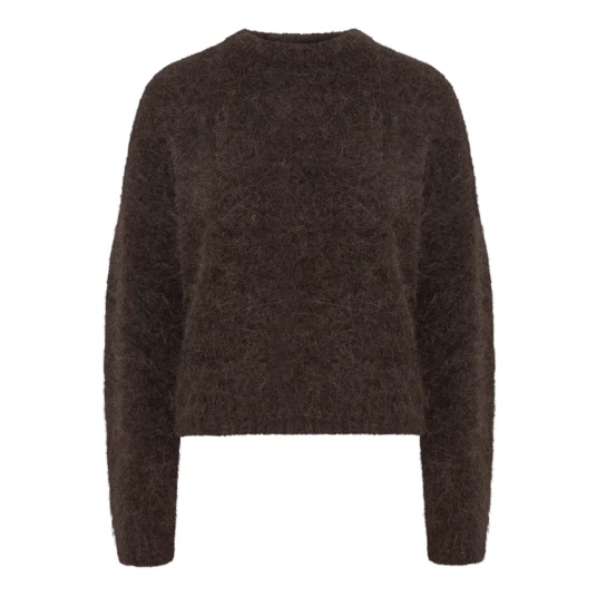 Camilla Pihl Dame Strikkevarer Brun XL