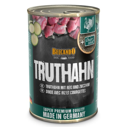 Belcando Super Premium 6 X 400 G Kalkun Med Ris & Zucchini
