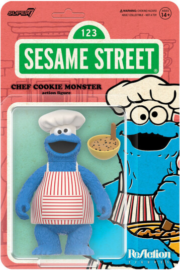 Sesame Street ReAction Wv4 Chef Cookie