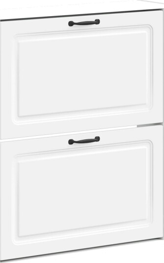 vidaXL Vegghengt skoskap UTRECHT 71 x 17 x 86 cm Konstruert tre Hvit