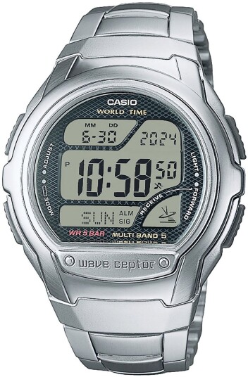 Casio Herreklokke WV 58RD 1AEF Radio Controlled LCD/Stål Ø43.7 mm Casio Herreklokke WV 58RD 1AEF Radio Controlled LCD/Stål Ø43.7 mm