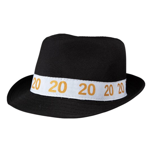 Hisab/Joker Company AB Fedorahatt Svart med Tall 20 - One-size