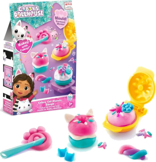 Gabby's Dollhouse Gabby's Dollhouse Cakey Cat Donuts Kit Gabby's Dollhouse Gabby's Dollhouse Cakey Cat Donuts Kit