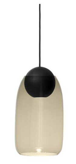Mater Liuku Taklampe Ball Sort Lindenwood/Smoked Mater Liuku Taklampe Ball Sort Lindenwood/Smoked