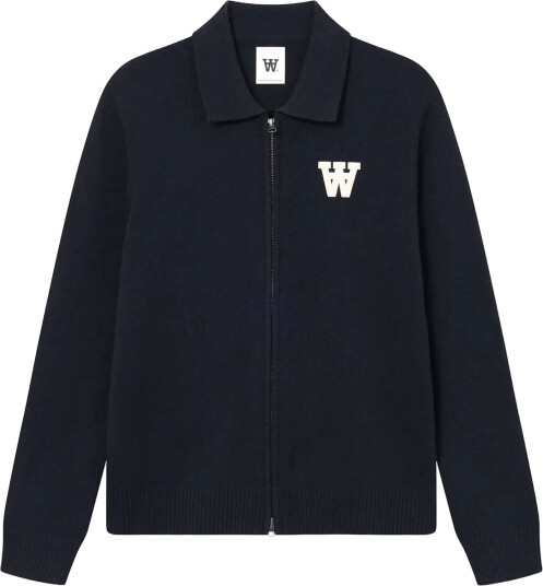 WOOD WOOD Wwtay Zipper Cardigan 25081 Navy XL