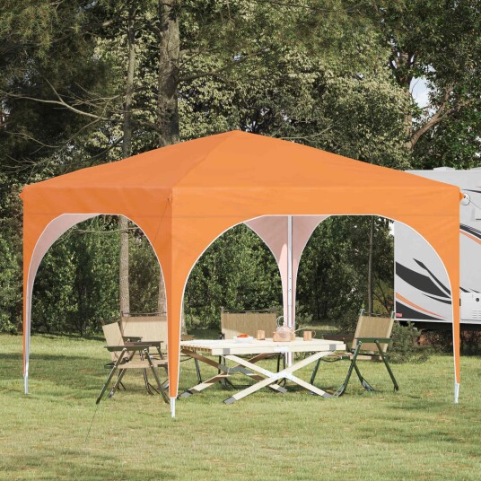 vidaXL Pop up Festtelt 290 x 290 x 245 cm Oransje