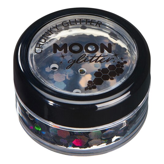 Buttericks Leco AB Moon Creations Holographic Chunky Glitter - Svart