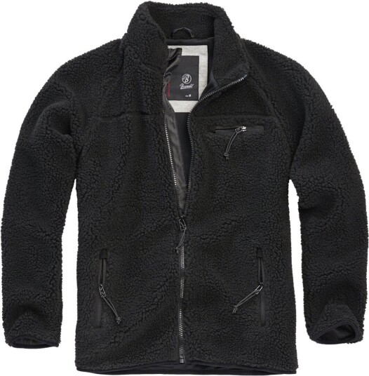 Brandit Teddyfleece Jakke L Svart Brandit Teddyfleece Jakke L Svart