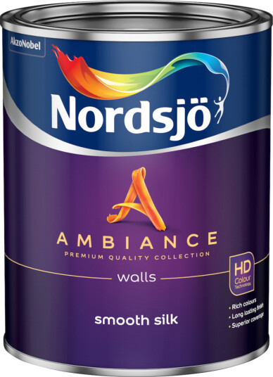 NORDSJØ AMBIANCE SMOOTH SILK VEGGMALING BC 0,93L NORDSJØ AMBIANCE SMOOTH SILK VEGGMALING BC 0,93L