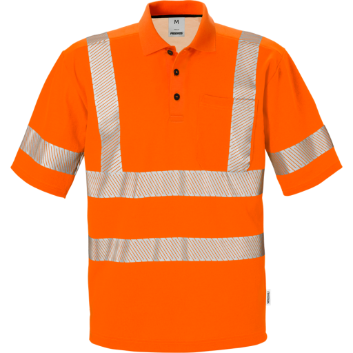 Fristads Pikétröja 7406 Phv, Klass 3 Varsel Orange 2xl Fristads Pikétröja 7406 Phv, Klass 3 Varsel Orange 2xl
