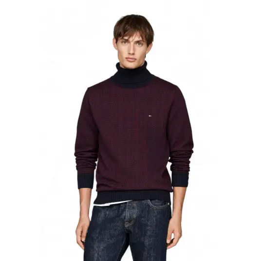 Tommy Hilfiger Herre Strikkevarer Rød M, Tommy Hilfiger Herre Strikkevarer Rød M,