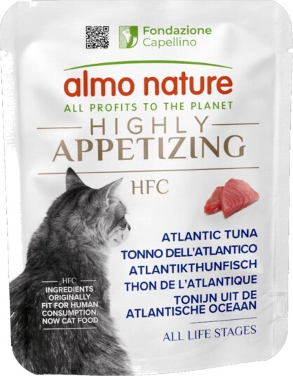 Almo Nature Hfc Våtfôr Highly Appetizing Atlanterhavstunfisk 6 X 50 G