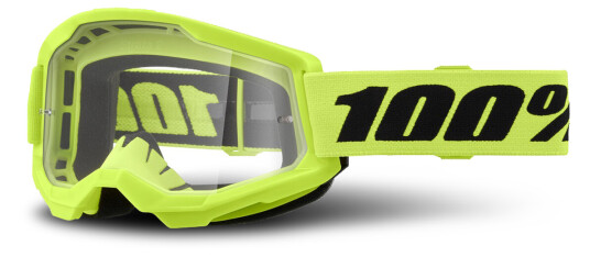100% Crossbriller  Strata 2 Neon Gul-Klar