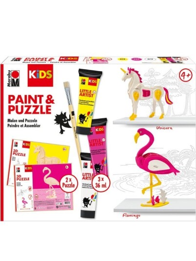 Marabu KiDS Enhjørning hobbysett Mal og pusle Marabu KiDS Enhjørning hobbysett Mal og pusle