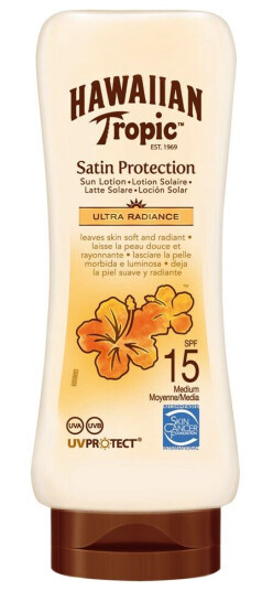Hawaiian Tropic Glowing Lotion SPF 15 180 ml Solkrem for Kroppen
