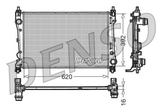 Radiator DENSO DRM09113 Radiator DENSO DRM09113