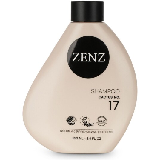 Zenz Organic Cactus Shampoo 250ml – Fuktighetsgivende for Alle Hårtyper