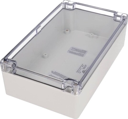 Hammond Electronics 1554Ua2gycl Skap 201 X 119 X 60 Polykarbonat Lysegrå 1 Stk