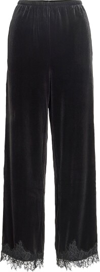 Vila   Bukser Vialindra Hw Wide Pants/Vol/Bfs   Svart
