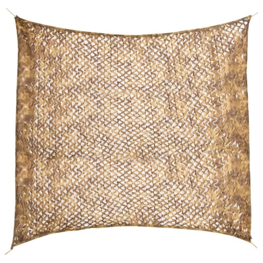 Kamuflasjenett med oppbevaringspose 316x296 cm sand Kamuflasjenett med oppbevaringspose 316x296 cm sand