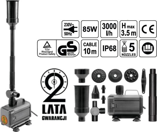 Flo Fontenepumpe 85W/3000 79932... ...