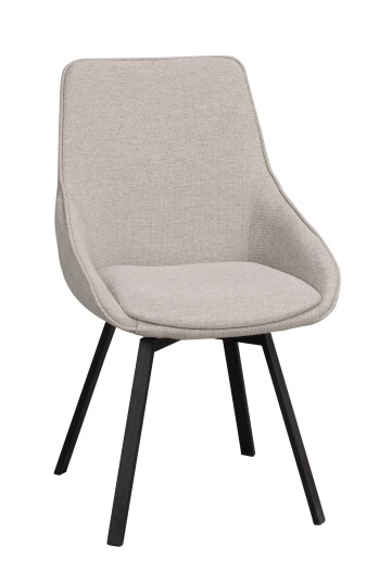 Rowico Home Alison spisestuestol Beige/svart Beige