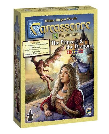 Carcassonne 3 Princess & Dragon Expansion Nordic Carcassonne 3 Princess & Dragon Expansion Nordic