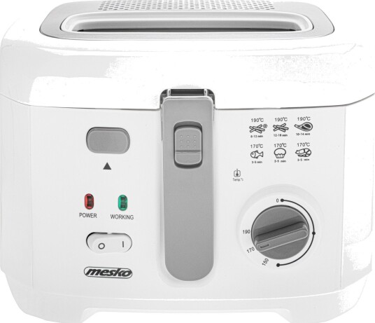 Mesko MS 4908 G Frityrgryte 2,5L, 1800W - Hvit