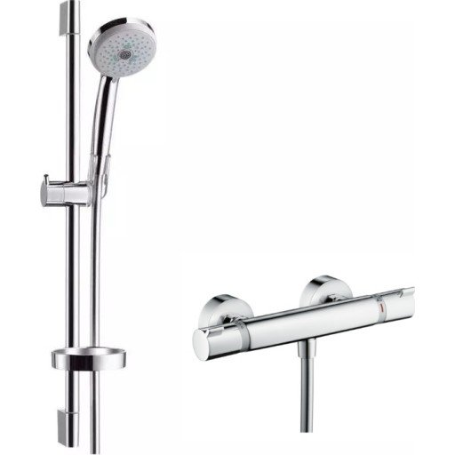Hansgrohe Ecostat 1001 SL Dusjpakke Med Croma 100 Multi dusjsett, Krom