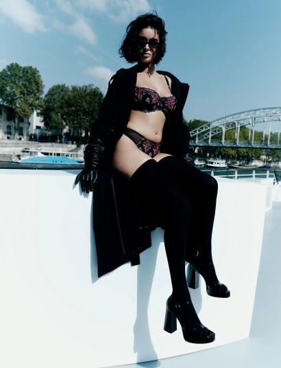 CHANTELLE Champs El Co Bra Half Cup Black E x 70
