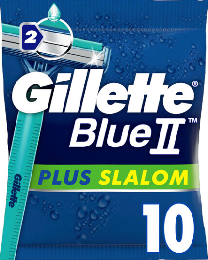 Gillette Blue II Plus Slalom Engangshøvler x 10Pakn.