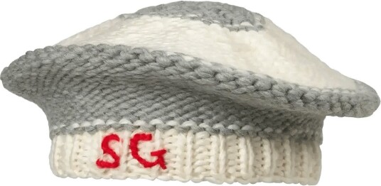 STINE GOYA 2497 Handknit Knitted Beret Grey ONE SIZE STINE GOYA 2497 Handknit Knitted Beret Grey ONE SIZE