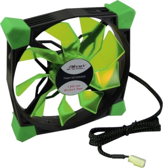 Inter-Tech Cobanitrox Xtended N-120-Gr Kabinettvifte 120mm Grønn Inter-Tech Cobanitrox Xtended N-120-Gr Kabinettvifte 120mm Grønn